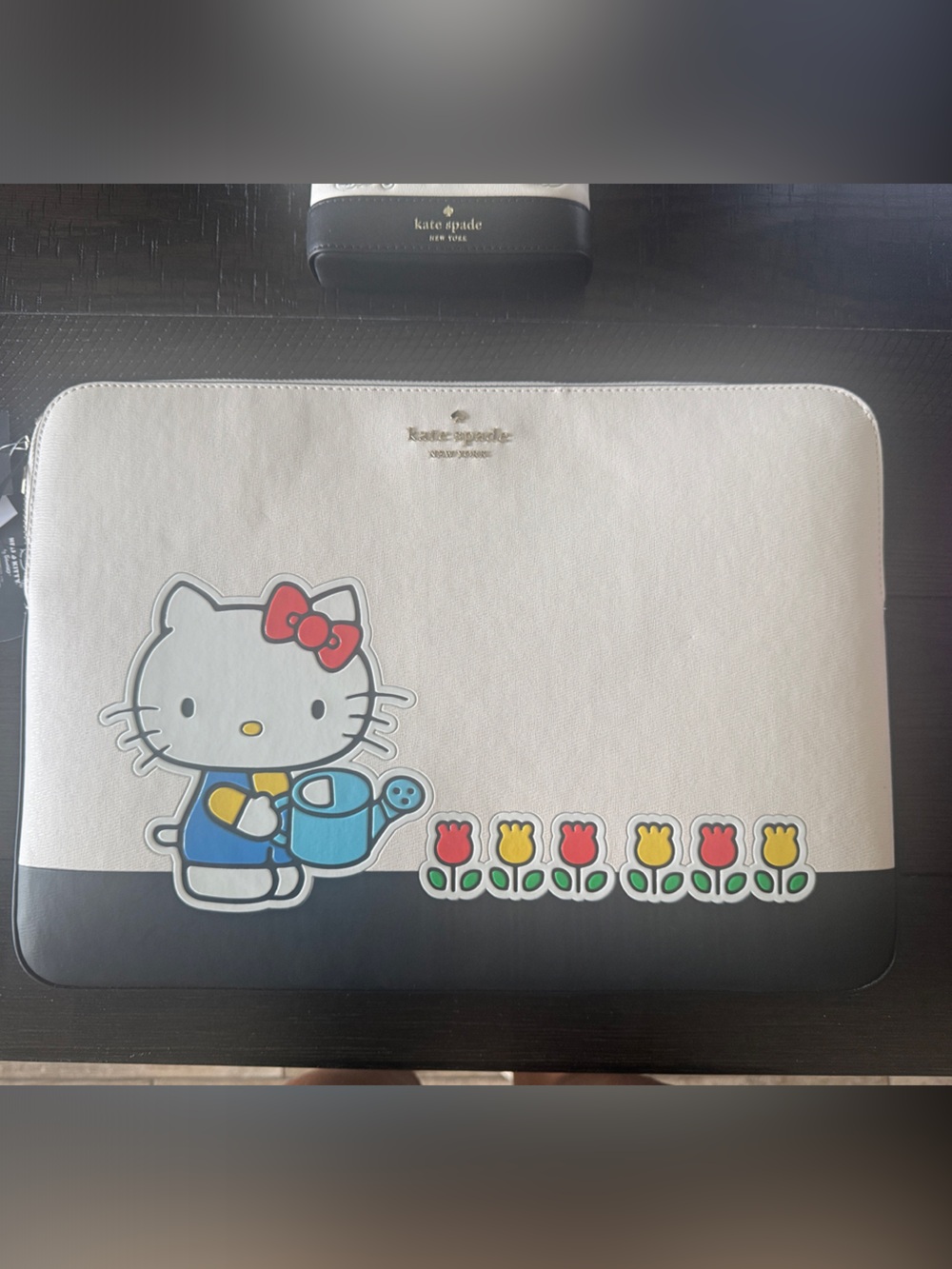 kate spade White, Black & Red Hello Kitty Laptop Sleeve